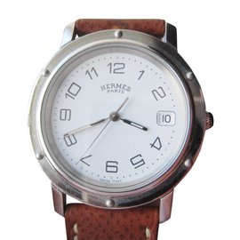 Hermès Relógios de quartzo Prata