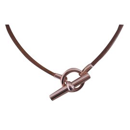 Hermès-collier /bracelet "glénan" MIXTE-Doré