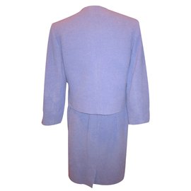 Yves Saint Laurent-Falda elegante-Púrpura