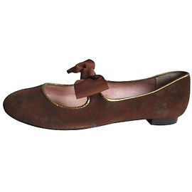 Autre Marque Sapatilhas de balé de pirulitos Marrom