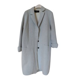 Zara-Coats, Outerwear-Blue