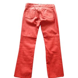 Isabel Marant-calça, leggings-Vermelho