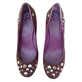 Marc Jacobs Ballet flats brown deerskin Brown