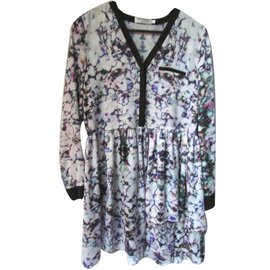 Gat Rimon Robe imprimé holographique Multicolore