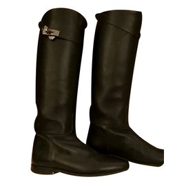 Hermès Boots Black