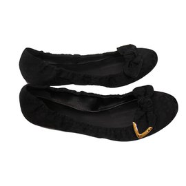 Louis Vuitton-Zapatillas de ballet-Negro
