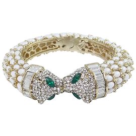 No Name Crystal bangle Doré
