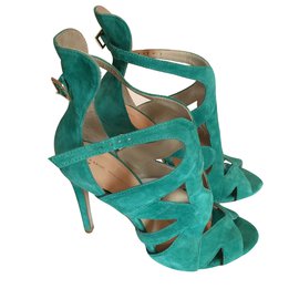 Zara Sandales Vert
