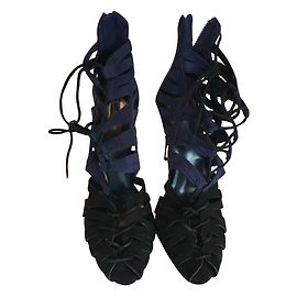 Zara Sandales Bleu