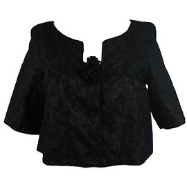 Marc by Marc Jacobs Bolero Jacke Anthrazit Baumwolle Grau