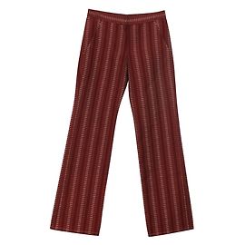 Louis Vuitton Red and Ecru Cotton Pants Red
