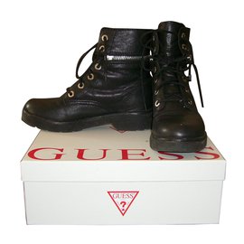 Guess-Ankle Boots-Black