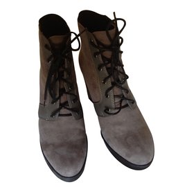 Zara Bottines Gris