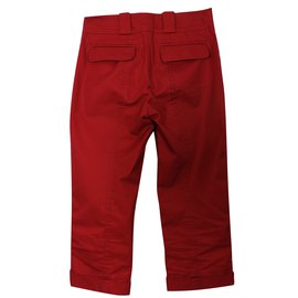 Louis Vuitton-Pantalones, polainas-Roja