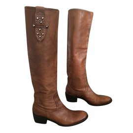 Autre Marque-Boots-Caramel