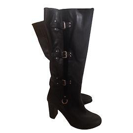 Alain Manoukian Stiefel Schwarz