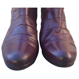 Balenciaga-Heels-Dark red