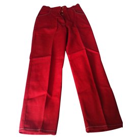 Hermès Jeans Rosso