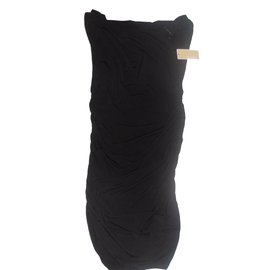 Michael Kors Kleid schwarz Polyester L Schwarz