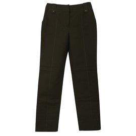 Louis Vuitton-calça, leggings-Caqui