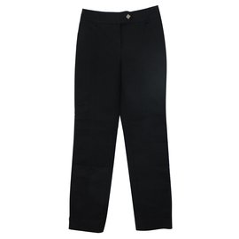 Louis Vuitton-Pantalones, polainas-Negro