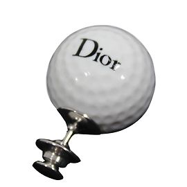 Broche Dior Golf blanca Blanco