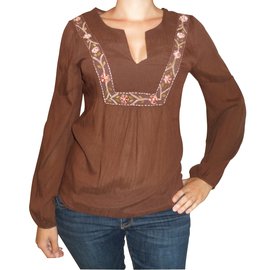 Sandro-Blouse-Marron