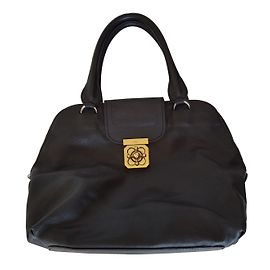 Sac à main Chloé Elsie en cuir noir Noir