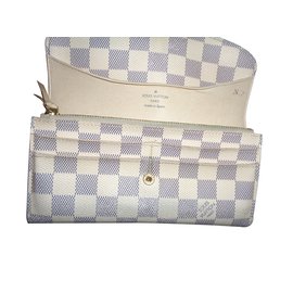 Louis Vuitton-Monederos, carteras, casos-Azul