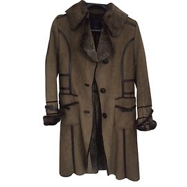 Autre Marque C'sense Brown Imitation Skin Coat Brown