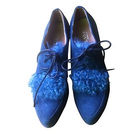 Alexander Mcqueen Merletti Blu