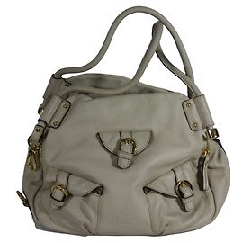 Autre Marque Bolsa de mão Kesslord em couro bege Bege
