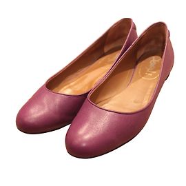 Yves Saint Laurent Sapatilhas de ballet Roxo