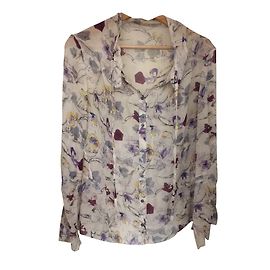 Blouse en soie Chloé Beige Beige