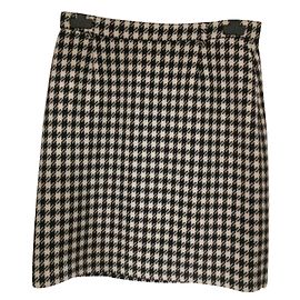 Gerard Darel Hahnentritt Rock Schwarz Größe 40 Schwarz