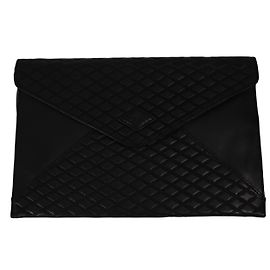 Autre Marque Pochette Pourchet en cuir noir Noir