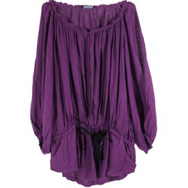 Isabel Marant Etoile-Tops-Purple