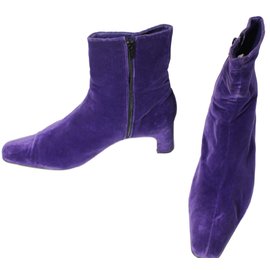 Autre Marque Stiefeletten Lila