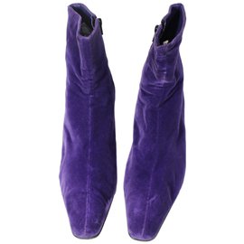 Autre Marque-Ankle Boots-Purple