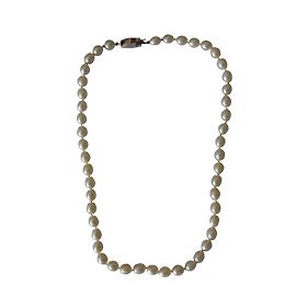Colar Tiffany & Co de Pérolas de Água Doce e Prata Branco