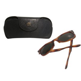 Hermès-Etui à lunettes vintage-Noir