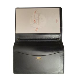 Hermès-Wallets Small accessories-Blue