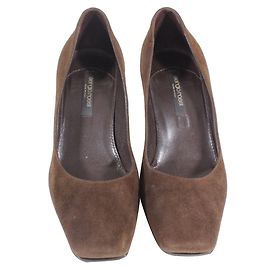 Escarpins Sergio Rossi en daim marron 38.5 Marron