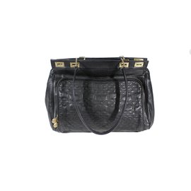 Lancel-Handbags-Black