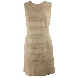 Georges Rech Robe en daim Beige