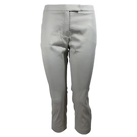 Calça Cropped Paco Rabanne Cinza de Acetato Cinza