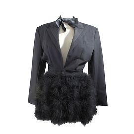 Angelo Tarlazzi Wolljacke Schwarz Schwarz