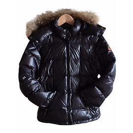 Autre Marque Biscote Jacke Schwarz aus Polyester Schwarz