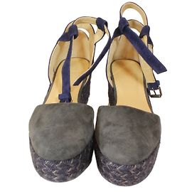 Castaner Espadrilles aus Leder Grau Größe 38 Grau