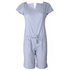 Mono Corto Courreges Azul de Algodón Talla 38 Azul